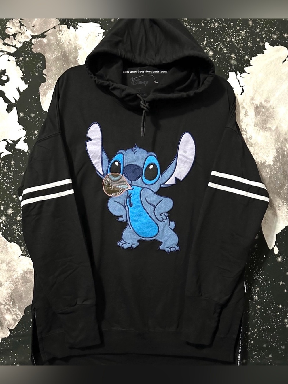 Disney Lilo & Stitch Bubble Gum Oversized Hoodie